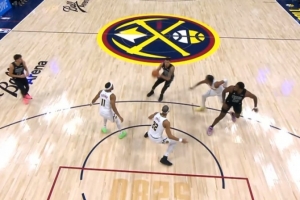 这挑战值了！篮网挑战夏普掩护犯规 成功后小波特三分算进